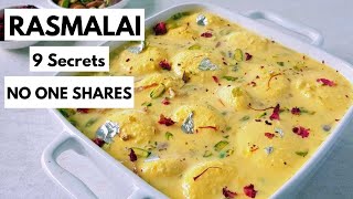 Rasmalai Recipe  9 Secrets that No One Shares [upl. by Dnaltiac363]