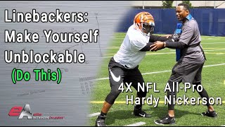 Linebacker Training  Shed Blockers Like An All  Pro With 16 Year NFL Veteran Hardy Nickerson [upl. by Eed]