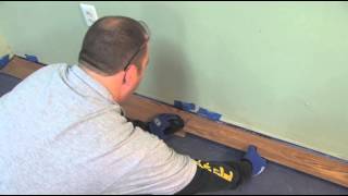 How to Install Laminate Flooring Lock amp Fold  LL Flooring [upl. by Carrel631]