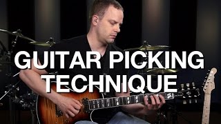 Basic Guitar Picking Technique  Lead Guitar Lesson 2 [upl. by Giliane]