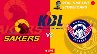 LIVE🔴Changwon LG Sakers VS Daegu KOGAS Pegasus KBL Korean Basketball League 10112023 [upl. by Renelle]