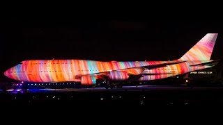 Boeing Centennial Projection Spectacular [upl. by Tannie377]