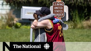 Peace Arch Park a haven for crossborder couples during pandemic [upl. by Ybrik]