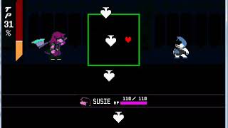 Deltarune Susie vs Lancer [upl. by Wilen951]