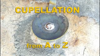 Cupellation  from cupel to SILVER bead [upl. by Marianne569]