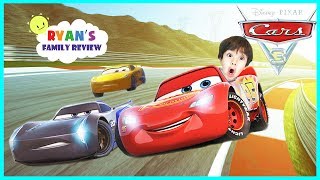 Cars 3 Driven to Win Gameplay Racing Game Lightning McQueen Lets Play with Ryans Family Review [upl. by Saeger]