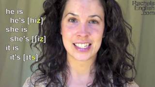 How to Pronounce Contractions American English Pronunciation [upl. by Artemis]