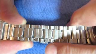 WATCH BAND ADJUSTMENT  RESIZE  HOW TO [upl. by Estell797]