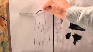 Tricks für die Acrylmalerei 2 Linien malen  Tutorial  Maltechniken [upl. by Romeyn]