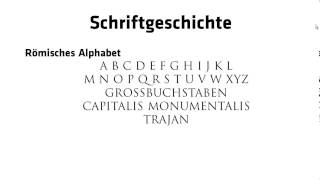 111 TypografieSchriften  Schriftgeschichte [upl. by Leelaj]