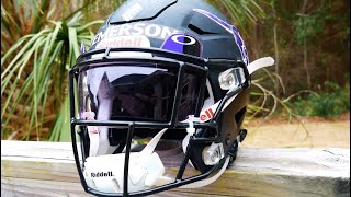 Putting Oakley Prizm Visor on Riddell Speedflex [upl. by Imiaj]