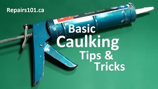 Basic Caulking Tips amp Tricks  How to [upl. by Airretnahs]