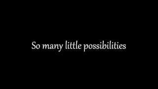 Freddie Stroma  Possibilities lyrics on screen [upl. by Odnomra49]