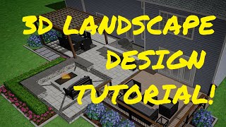 3D Landscape Design Tutorial  Realtime Landscape Architect  Uvision Software [upl. by Nuahsyd]