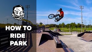 BMX Basics  7 Skatepark Skills [upl. by Sheffy]