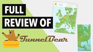 TunnelBear REVIEW 2022⭐  Why You Should Maybe Avoid This VPN Provider ❌ FREE VERSION [upl. by Landau]