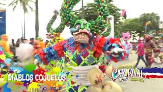 Diablos Cojuelos Carnaval Dominicano [upl. by Yanehs]