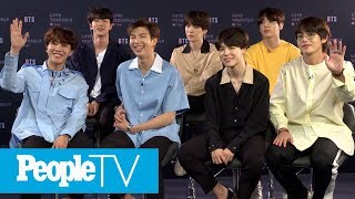 Full Interview BTS On What They Love About Themselves Each Other Dream Artist Collabs  PeopleTV [upl. by Nuyh]