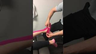 Severs Disease Kinesio Tape Application [upl. by Tonnie350]