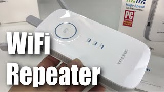 TPLink AC1750 WiFi Range Extender Repeater RE450 Setup and Review [upl. by Meggi255]