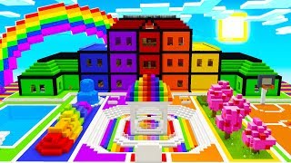 HIDE amp SEEK IN RAINBOW SCHOOL CHALLENGE [upl. by Nagyam762]