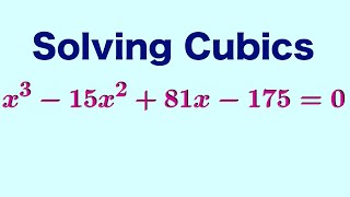 How To Solve Cubic Equations [upl. by Drofhsa]