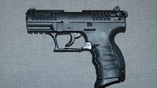 Walther P22Q 9mm PAK  Review und Schusstest [upl. by Neelhsa]