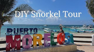 DIY Puerto Morelos Snorkeling  Great Day Trip from Playa Del Carmen [upl. by Delmor641]