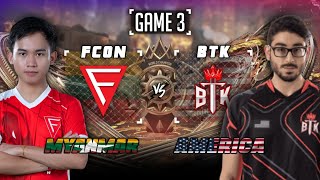 FALCON ESPORTS vs BTK GAME 3  SWISS STAGE M6 MLBB WORLD CHAMPIONSHIP  BTK vs FALCON [upl. by Nnylf]