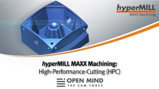 hyperMILL MAXX Machining HighPerformanceCutting HPC I DMG HSC 75  CAMSoftware [upl. by Eiralav]