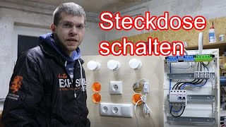 Steckdose schalten  Steckdosen verdrahten [upl. by The]