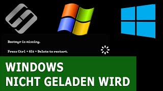 👨‍💻 Wird Windows nicht geladen ⚕️ Reparieren Sie Windows 1110 8 oder 7 bootrec fixmbr fixboot [upl. by Ydde]