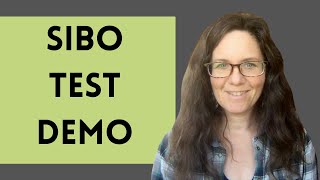 How to Test for SIBO at Home SIBO TEST DEMO [upl. by Eidnas]