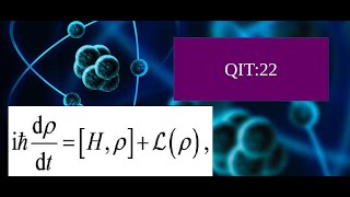 Quantum information theory22 Deriving the LINDBLAD master equation from KRAUS operators [upl. by Belda654]