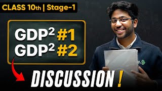 Class 10th GDP²  1 amp 2 Discussion 🔥  Shobhit Nirwan [upl. by Kinny]