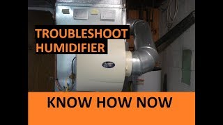 How to Troubleshoot a Whole House Humidifier [upl. by Deeraf331]