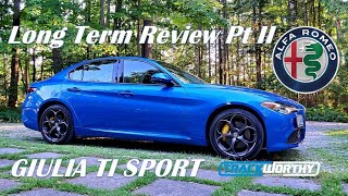 2018 Alfa Romeo Giulia Ti Sport AWD Long Term Review Pt II [upl. by Ielirol]