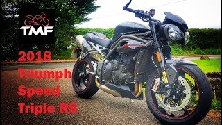 2018 Triumph Speed Triple RS Review [upl. by Amaleta]