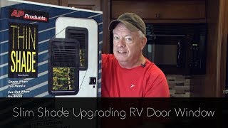 Thin Shade Upgrading RV Door Window [upl. by Etnoved]