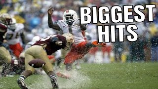 Biggest Hits in College Football History [upl. by Sherie682]