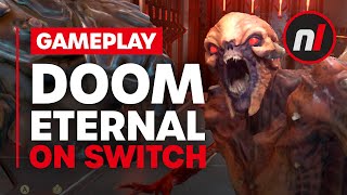 DOOM Eternal Nintendo Switch Gameplay [upl. by Katti78]