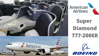 American Airlines Cabin Tour Boeing 777200ER Super Diamond [upl. by Hceicjow]