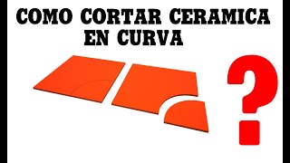 Corte curvo en ceramica [upl. by Barron]