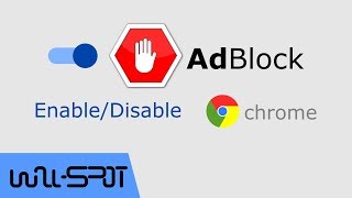 How To EnableDisable Adblock On Google Chrome Browser [upl. by Nottap]