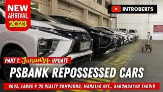 PSBANK REPO CARS UPDATE PT1  JANUARY 2023 [upl. by Agee]