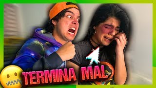 ¡YOLO GOLPEA A MARIANA EN LA CARA BROMA PESADA termina mal  Yolo Aventuras [upl. by Terrijo721]