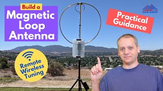 Build a Magnetic Loop Antenna with Remote Wireless Tuning  Practical Guidance [upl. by Errot]