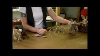 How To Needle Felt  Armature Sarafina Fiber Art Episode 1 [upl. by Nussbaum347]