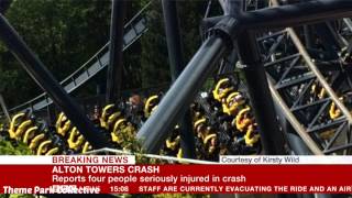 The Smiler Crash  BBC News Reports [upl. by Harrak]