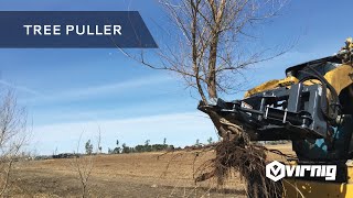 Tree Puller  Skid Steer Attachment [upl. by Ganny598]